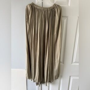 Philosophy Elegant Sage Pleated Skirt